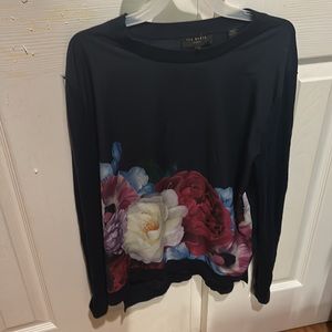 Ted Baker London Women’s Blue Flower Sweater 1